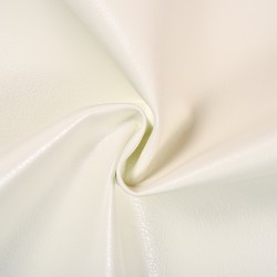 Ткань Дерматин (Кожзам) для мебели, цвет Белый (на отрез)  в Нижнекамске