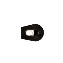Зажим для шнура 4 мм KL  Чёрный + Белый (поштучно)  в Нижнекамске