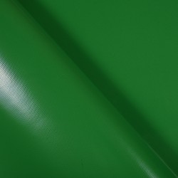 Ткань ПВХ 450 гр/м2, Зелёный (Ширина 160см), на отрез  в Нижнекамске