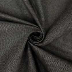 Ткань Рогожка (мебельная), цвет Тёмно-Серый (на отрез)  в Нижнекамске