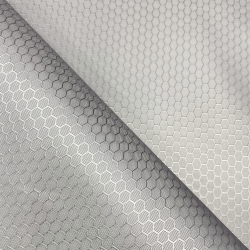 Ткань Оксфорд 300D PU Рип-Стоп СОТЫ, цвет Светло-Серый (на отрез)  в Нижнекамске