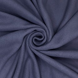 Ткань Флис Односторонний 130 гр/м2, цвет Темно-серый (на отрез)  в Нижнекамске