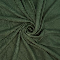 Ткань Флис Односторонний 130 гр/м2, цвет Темный хаки (на отрез)  в Нижнекамске