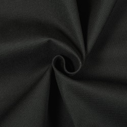 Ткань смесовая Канвас 35/65, цвет Черный (на отрез)  в Нижнекамске