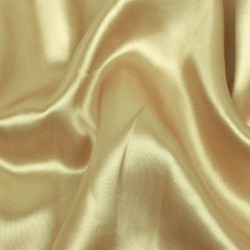 Ткань Атлас-сатин ЛЮКС, цвет Золотой (на отрез)  в Нижнекамске
