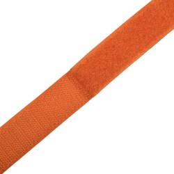 Контактная лента 25мм цвет Оранжевый (велькро-липучка, на отрез)  в Нижнекамске