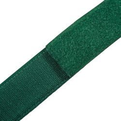 Контактная лента 40мм (38мм) цвет Зелёный (велькро-липучка, на отрез)  в Нижнекамске