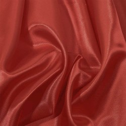 Ткань Атлас-сатин, цвет Красный (на отрез)  в Нижнекамске