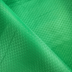 Ткань Оксфорд 300D PU Рип-Стоп СОТЫ, цвет Зелёный (на отрез)  в Нижнекамске