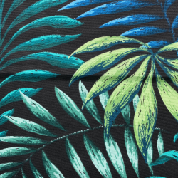 Интерьерная ткань Дак (DUCK), принт &quot;Тропические листья&quot; (на отрез)  в Нижнекамске