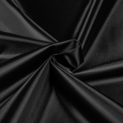 *Ткань Оксфорд 210D PU, цвет Черный (на отрез)  в Нижнекамске