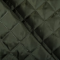 Стеганая подкладочная ткань с синтепоном (100гр/м2), цвет Хаки (на отрез)  в Нижнекамске