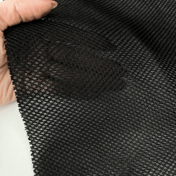 Сетка 3D трехслойная Air mesh 165 гр/м2, цвет Черный (на отрез)  в Нижнекамске